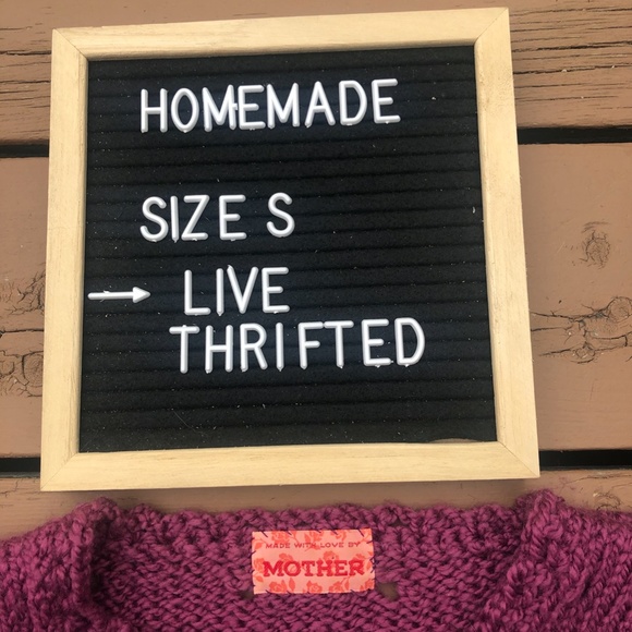 Homemade Knit Sweater with Bubble Sleeves - Picture 5 of 5